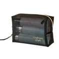 thumbnail image 2 of Travel Toiletry Bag Multifunctional Transparent Nylon Large Opening Cosmetic Bag D, 2 of 9