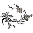 thumbnail image 2 of Clearance Cherry Blossom Patch, Embroidered Iron on Or Sew on Flower Applique with Branch Design for Backpack, Jacket, Jeans, Tote Bag, Dress and DIY Decoration, 14.6 x 5.5 Inch, 2 of 5