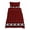 Red, variant on 3 Piece Twin Sheet Set Red Black Plaid Sheets Set for Twin Size Bed, Breathable Soft Microfiber Bed Sheets Cooling Country Vintage Bear Buffalo Gingham Fitted Sheet Deep Pocket, Pillowcases