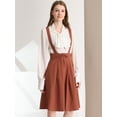 thumbnail image 2 of INSPIRE CHIC Vestido General De Cintura Elástica Con Tirantes Y Tirantes Para Mujer marrón XL, 2 of 6