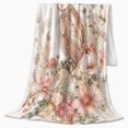 thumbnail image 2 of Woodland Owl With Owl And Moon Phases Moon Phase Forest Mystical Fantasy Art Nature Lovers Moonlit Forest Bird Motif Warm Flannel Blanket, Housewarming Gift for Cabin and Bedroom Home Decor, 2 of 9