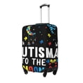 thumbnail image 3 of Luggage Cover Anti Scratch, I Love With Autism To The Moon And Back Elastic Suitcase Protector Suitcase Covers for Luggage Fits 18-32 Inch Luggage, 3 of 6