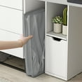 thumbnail image 5 of Laundry Hamper, Dirty Clothes Basket Storage Basket Dirty Clothes Basket Portable Mini Dirty Clothes Foldable Multifunctional Household Can Store, for Clothes and Storage(Gray, 15.7x13.8x7.9in), 5 of 6