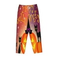 thumbnail image 4 of Goofa Halloween Printed Soft Pajama Pants for Women, Wide Leg Comfy Casual Lounge Yoga Pants-XX-Large, 4 of 9