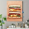 thumbnail image 4 of Delicious Sandwich Canvas Print/Wall Art，Perfect for Kitchen Decor，Dining Room Decor，Restaurant Decor，Cafe Decor，Home Decor., 4 of 8