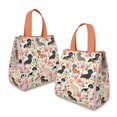 thumbnail image 2 of Dachshund and Flower Insulated Lunch Bag for Women & Adults,Large Portable Soft Cooler Lunch Bag,Thermal Food Storage Tote with Pearl Cotton,8.66L,8.75x5.75x9.5 Inch, 2 of 6