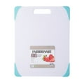 thumbnail image 3 of Farberware 11-inch x14-inch Nonslip Plastic/Poly Cutting Board with Aqua Corners, 3 of 10