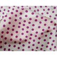 thumbnail image 5 of oneOone Silk Tabby Purple Fabric Dots Craft Projects Decor Fabric Printed By The Yard 42 Inch Wide, 5 of 6