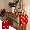 thumbnail image 5 of Kbndieu Valentines Day Table Runner, 13 x 72 Inch Red Heart Table Runner for Valentines Decorations, Winter Holiday Table Runners Valentines Day Decor Home Romantic Decorations on Clearance, 5 of 6