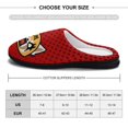 thumbnail image 2 of Mens Cozy Slippers Aggretsuko Warm Soft Plush Slipper Slip-on House Shoes for Home Indoor Outdoor, 2 of 7