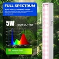 thumbnail image 4 of Grow Lights for Indoor Plants Full Spectrum Sunlight ft LED Grow Light Bulbs T Grow Light Strip Yellow -, 4 of 9
