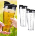 thumbnail image 2 of 2PC Cups with Sleeves Compatible Blender Replacement Parts 24OZ For SS100 SS300, 2 of 8