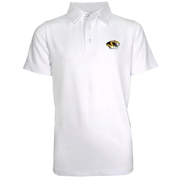 Youth Garb White Missouri Tigers Polo