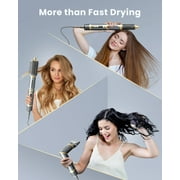 5 in 1 Hair Dryer Brush with Ionic Technology, 110000 RPM High Speed Negative Ionic Blow Dryer Brush Set for Straight, Wavy, Curly, and Coily Hair