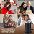 thumbnail image 7 of Self Heating Coffee Mug, Heated Coffee Mug with Smart Mug Warmer & Ergonomic Handle, Auto Heat to 131°F, USB-Powered Desk Warmer for Office Home Use, Ideal Coffee Lovers Gift (17oz Black), 7 of 7