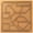C, variant on YEPOLERCE Fractal Tray Puzzles, Hilbert Curve Puzzle with Premium Birch Wood Frame, Challenging Irregular Brain Teaser for Adults and Teens