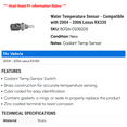 thumbnail image 2 of Water Temperature Sensor - Compatible with 2004 - 2006 RX330 2005, 2 of 2