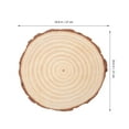 thumbnail image 4 of Cercle en Bois Vierge Bloc de Bois Centre de Table en Bois Non Fini Rond, 4 of 7