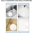 thumbnail image 4 of 2Pcs Silicone Drain Protector, Sink Filter with Sucker, Shower Drain Hair Catcher for Kitchen, Bathroom, Bathtub, 4 of 4