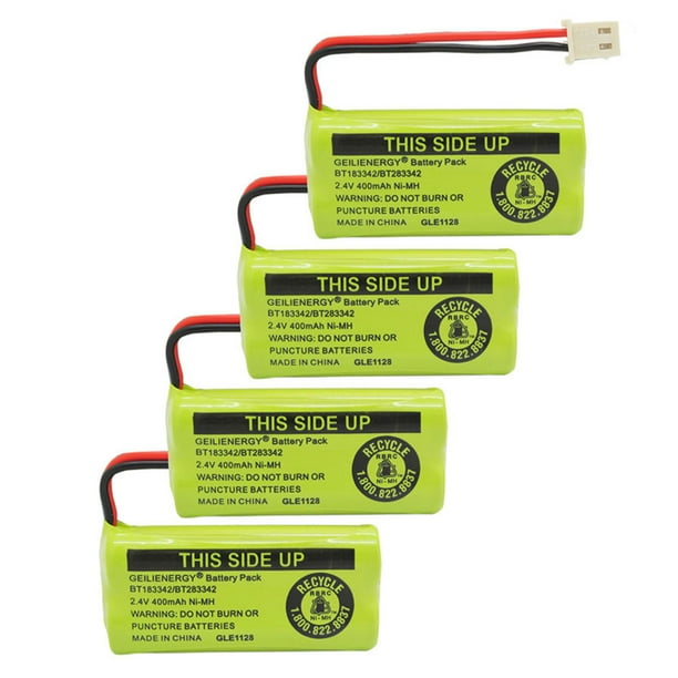 BT183342/BT283342 BT162342/BT262342 2.4V 400mAh NiMh Battery