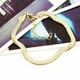 thumbnail image 5 of Tobillera de moda para mujer, pulsera de tobillo con serpiente, joyería de plata, 5 of 9