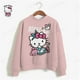 thumbnail image 3 of Sudadera con capucha y estampado de Hello Kitty para mujer, jersey de manga larga a la moda, estilo Harajuku, Tops informales, gran oferta, 2023, 3 of 4