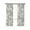 White, variant on Sage Green Flower Blackout Curtains 45 Inches Long for Bedroom, Vintage Country Rose Leaf Floral Thermal Insulated Room Darkening Black Out Window Curtain Panels Grommet Drapes for Living Room