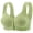 Green# Womens Bras, variant on Wirefree Everyday Bras for Women Breathable Large Bust Bras Bralette No Padding Lift Front Closure,Womens Bras Large Bust Bras