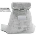thumbnail image 5 of Husband Pillow Medium Cover Only Light Grey, Cozy Microfiber Bed Rest Pillow Cover with Arms - Array of Colors - Generous Side and Back Pockets - Perfect Fit for Your Favorite Comfy Reading Pillow, 5 of 5