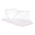thumbnail image 2 of Cubierta de decoración de habitación, dosel, tienda de dormir portátil plegable, cortina de cama para adultos para viajes, dormitorio, sala de estar, Rosa 190x160x80cm Gloria tienda de cama, 2 of 9