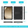 thumbnail image 3 of XYX Case for Samsung Galaxy Tab A9+ 11.0 inch (SM-X210/SM-X215/SM-X216), Dual Layer Slim Heavy Shockproof Rugged Protective Cover Case with Kickstand (Black), 3 of 7