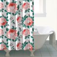 thumbnail image 5 of Waterproof Pioneer Shower Curtain 84x72 Inch Polyester Unique Colorful Floral Shower Curtain for Bathroom Hotel Home Decor with 12 Plastic Hooks, 5 of 5