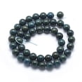 thumbnail image 2 of 5pcs Dyed Natural Gemstone Beads Strands Imitation Apatite Round DarkSlate Blue 6mm Hole: 1mm about 62pcs/strand 14.9 inch(38cm), 2 of 3