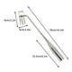 thumbnail image 2 of Herramienta de Deshierbe de Acero Inoxidable | Gancho de Jardín y Pala para Plantar | Mango Ergonómico | Herramienta de Jardinería Compacta para Desherbar y Trabajar La Tierra | Juego de 1 Pieza, 2 of 3