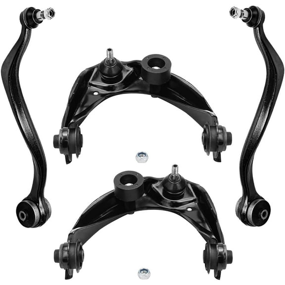 Detroit Axle - Front Upper Lower Control Arms w/Ball Joints for Mazda 6 Ford Fusion Mercury Milan