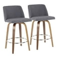 thumbnail image 1 of Toriano Mid-Century Modern Counter Stool by LumiSource, 1 of 9