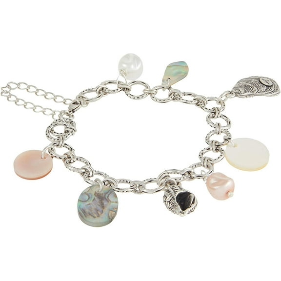 Alex and Ani Vintage 66 Beach Treasure Bracelet Silver One Size