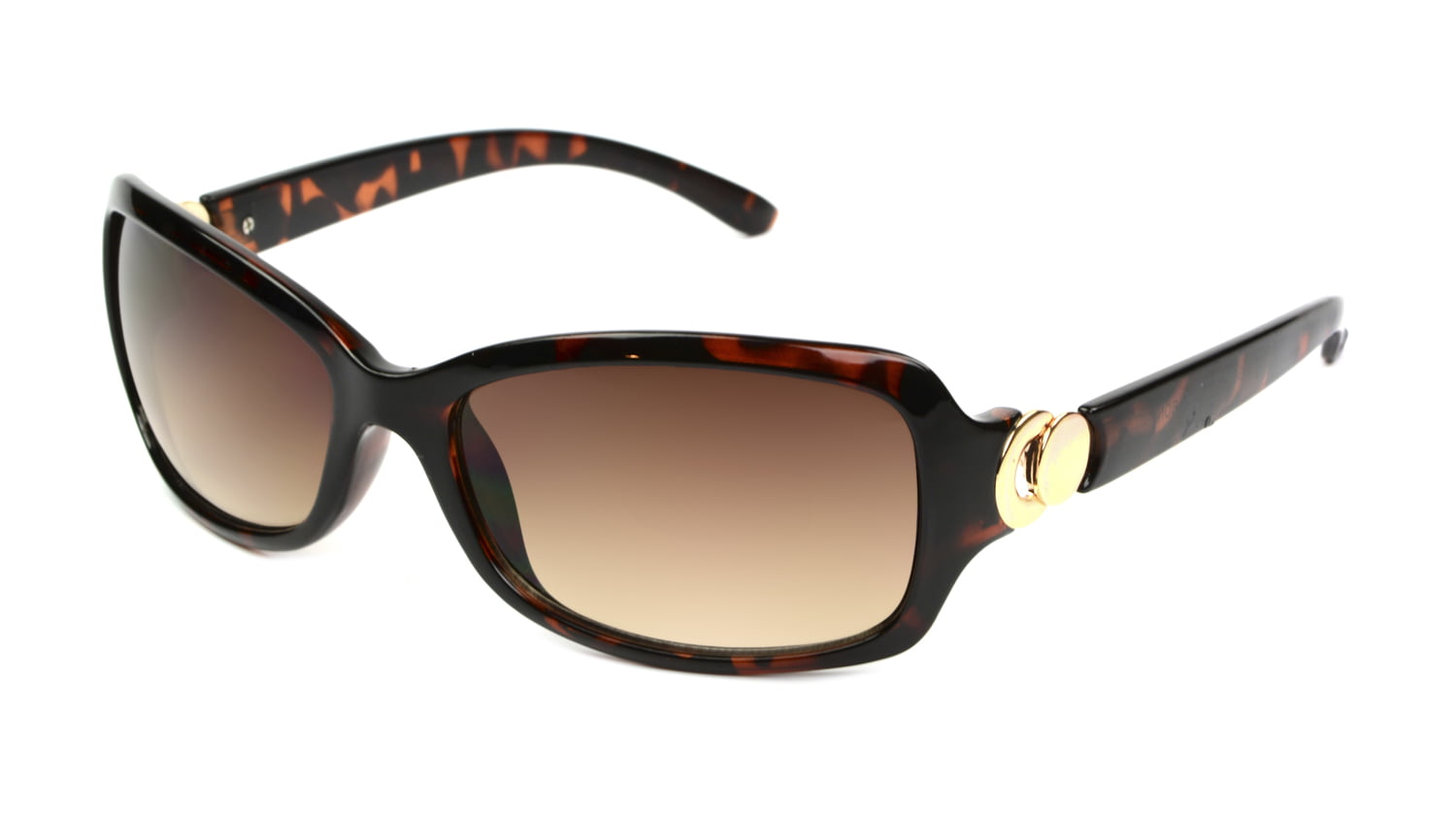 Foster Grant - Foster Grant Women's Tan Rectangle Sunglasses V01 ...