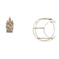 thumbnail image 1 of Estatua católica,Colección de estatuas y figuritas de adornos,Escultura católica de la Santísima Virgen María,Estante de almacenamiento de pared,Estantería colgante de pared de metal de 3, 1 of 8