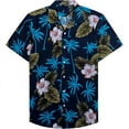 thumbnail image 2 of Camisas de selva tropical para hombres, ropa con impresión 3D, camisas hawaianas de playa, blusas Y2K de manga corta, ropa vintage, blusa con solapa, 2 of 4