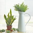 thumbnail image 3 of Mainstays Floral Iron Ceramic Pitcher, 15", White, 3 of 14