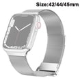 thumbnail image 1 of Magnetic Band Compatible with Apple Watch Mesh Milanese Strap with Adjustable Loop, Metal Wristband for Applicable applewatch strap, 1 of 9