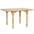 thumbnail image 3 of Sunset Trading Selections 3 Piece 48" Rectangular Extendable Dining Set | Windsor Arrowback Windsor Chairs | Drop Leaf Table | Light Oak Wood | Seats 4, 3 of 3