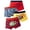 Red, variant on Boys Boxers 4 Pack Briefs for Kids Breathable Soft Elastic Waistband Age 3 14