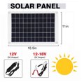 thumbnail image 3 of Kit De Panel Solar, Controlador De Carga Solar De Alta Eficiencia 15W 12V 24V Para RV, 3 of 7