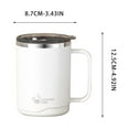 thumbnail image 2 of Cinvoph 16oz Insulated Coffee Mug with Handle Double Layer Stainless Steel Travel Mug, Tumbler Cup with Lid Gift for Men Women, 2 of 3