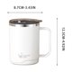 thumbnail image 3 of Taza de doble pared de acero inoxidable – Vaso de vaso aislante | Tapa impermeable, mango reutilizable, recorrido | 304 Construcción en acero | 500ml | Uso de bebidas calientes y frías, 3 of 7