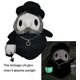 thumbnail image 3 of pulgadas Animal de dibujos animados Plague Doctor Beak juguete de peluche Halloween Doctor Schnabel accesorios de fiesta muñeco de peluche luminoso juguetes para niños regalos Sailing Electrónica, 3 of 3