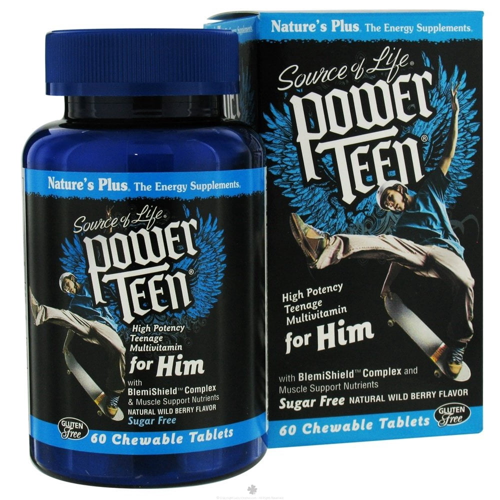 Nature's Plus - Source Of Life Power Teen For Him High Potency ...