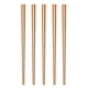 thumbnail image 1 of Palillos de acero inoxidable, 5 pares de palillos reutilizables, fáciles de usar, palillos para familia/hotel/restaurante de 23 cm, 1 of 5